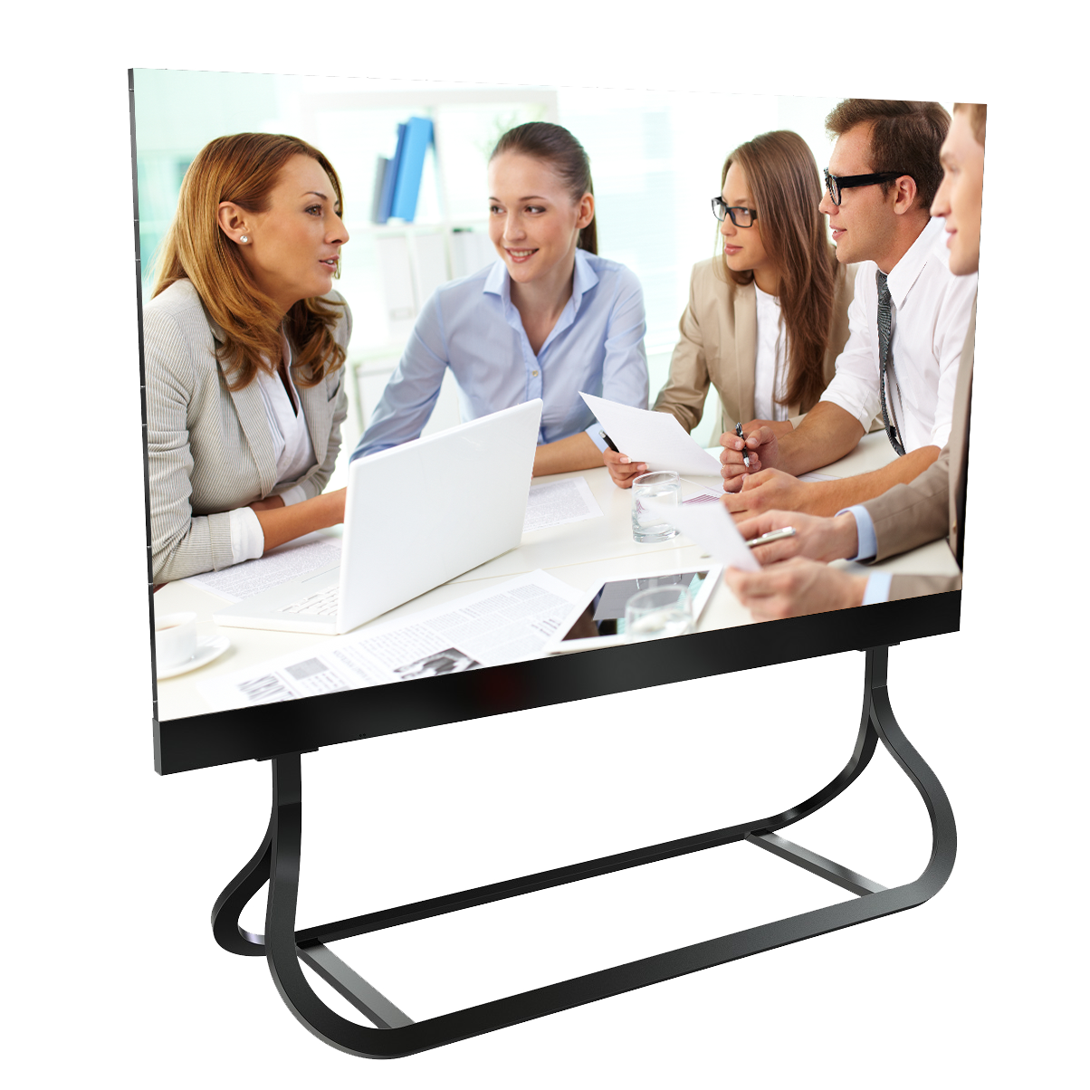 163" All-in-one conference screen FULL-HD 1.87mm pixel pitch