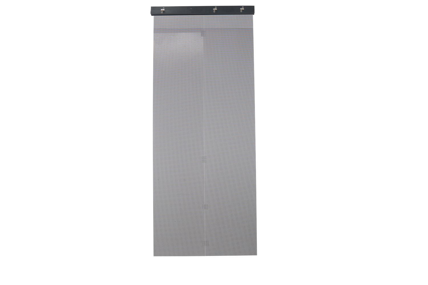 Full transparent LED module 1500x250mm with top mounting rail