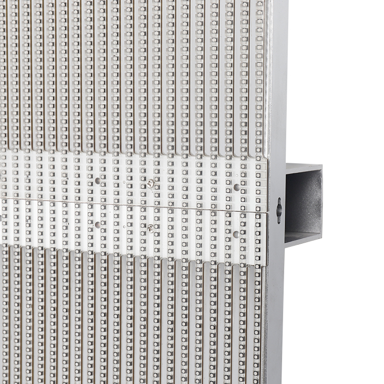 Transparent LED close-up detail